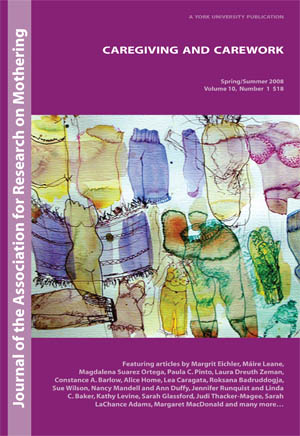 					View Journal of the Association for Research on Mothering Vol 10, No 1 (2008)
				